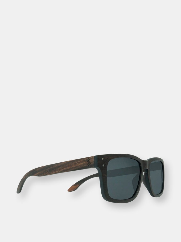 Trekker - Wood Sunglasses - Smoke