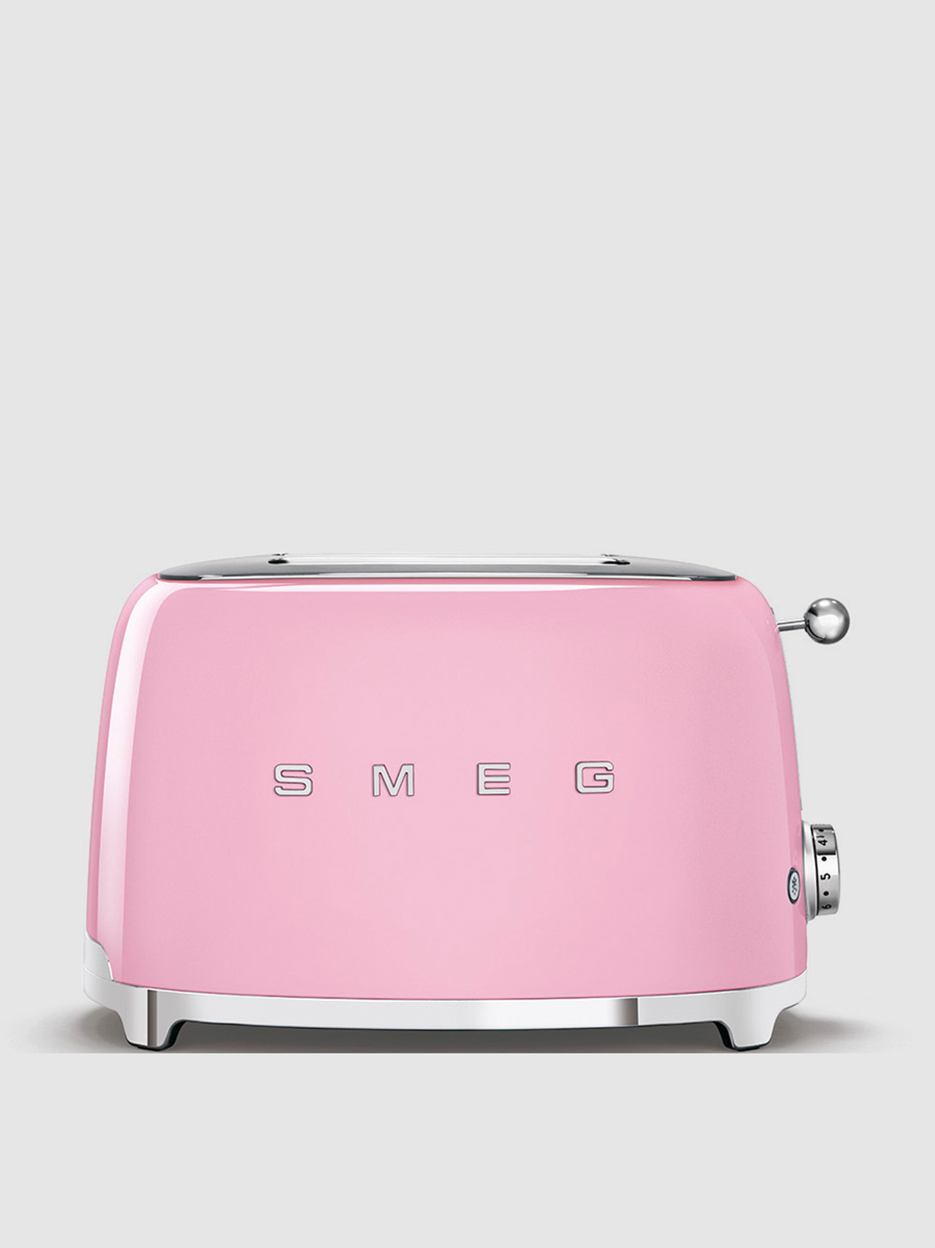 Smeg 2 Slice Toaster In Pink