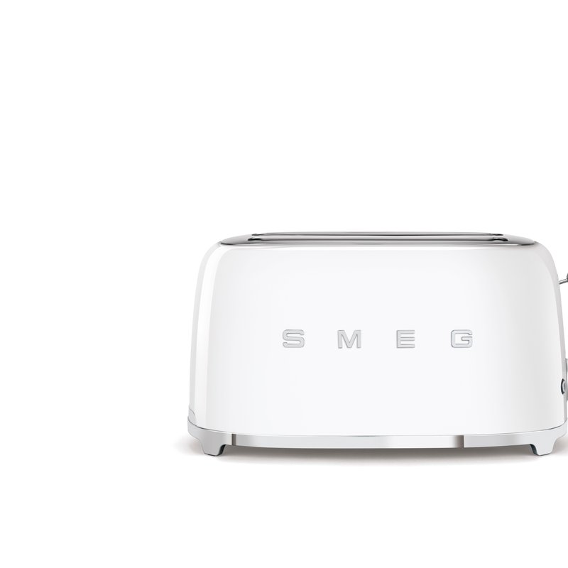 Smeg 4x4 Slot Toaster Tsf03 In White