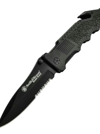 Smith And Wesson SWBG1S Border Guard 2- Black Alum. Handle With Insert- Blk. Bl.- Combo product