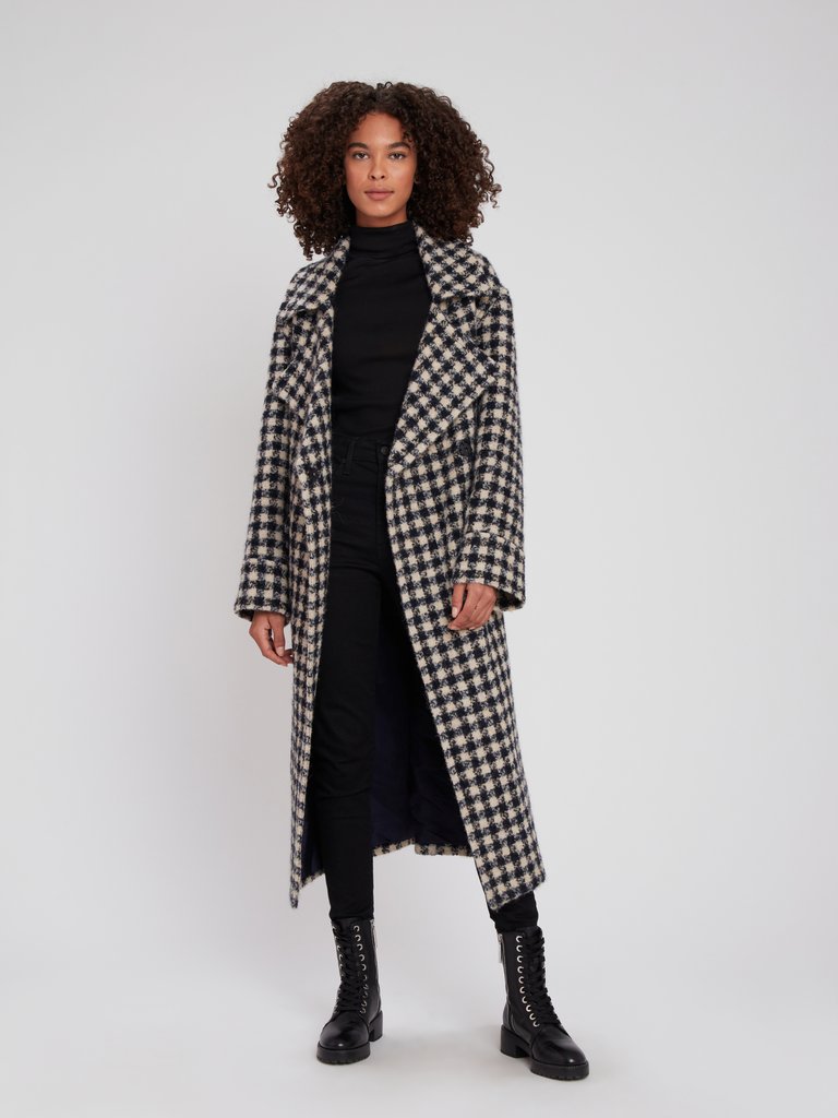 Smythe Blanket Checkered Coat | Verishop