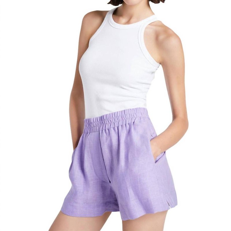 Shop Smythe Boxer Shorts In Purple