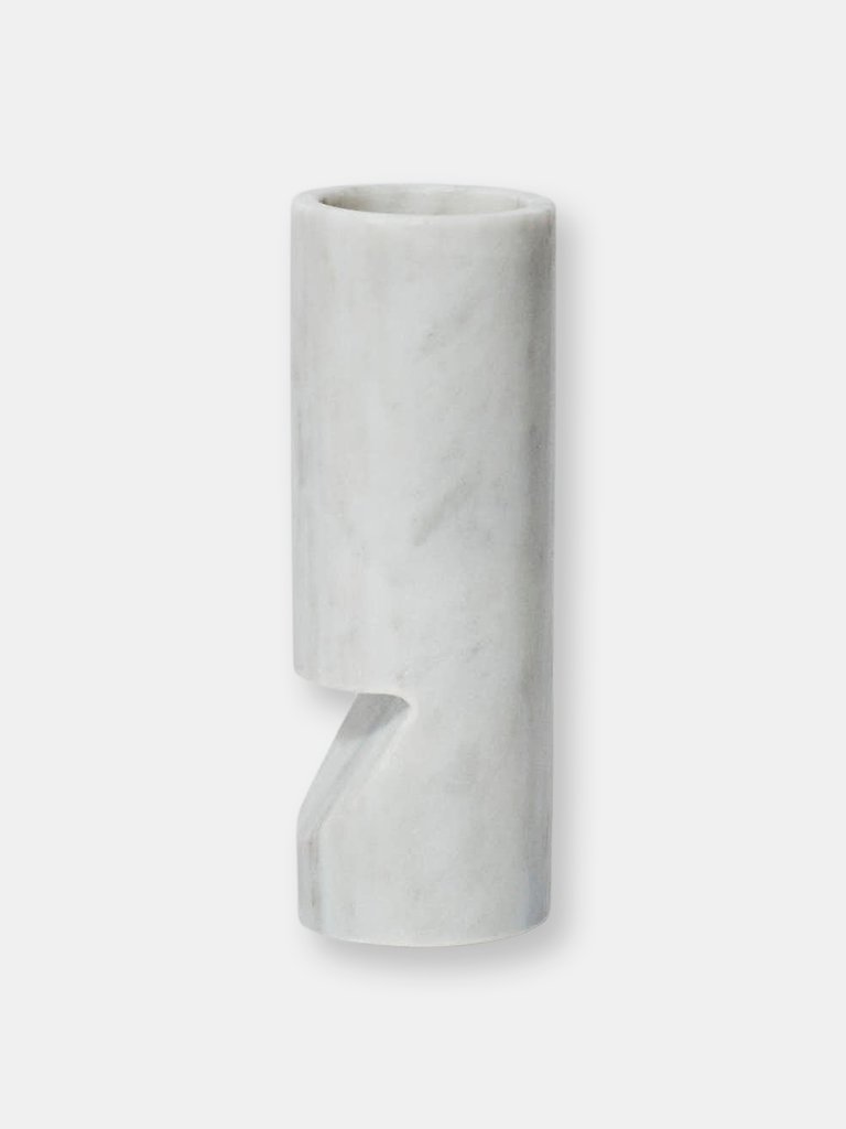 Marble Bud Vase - White