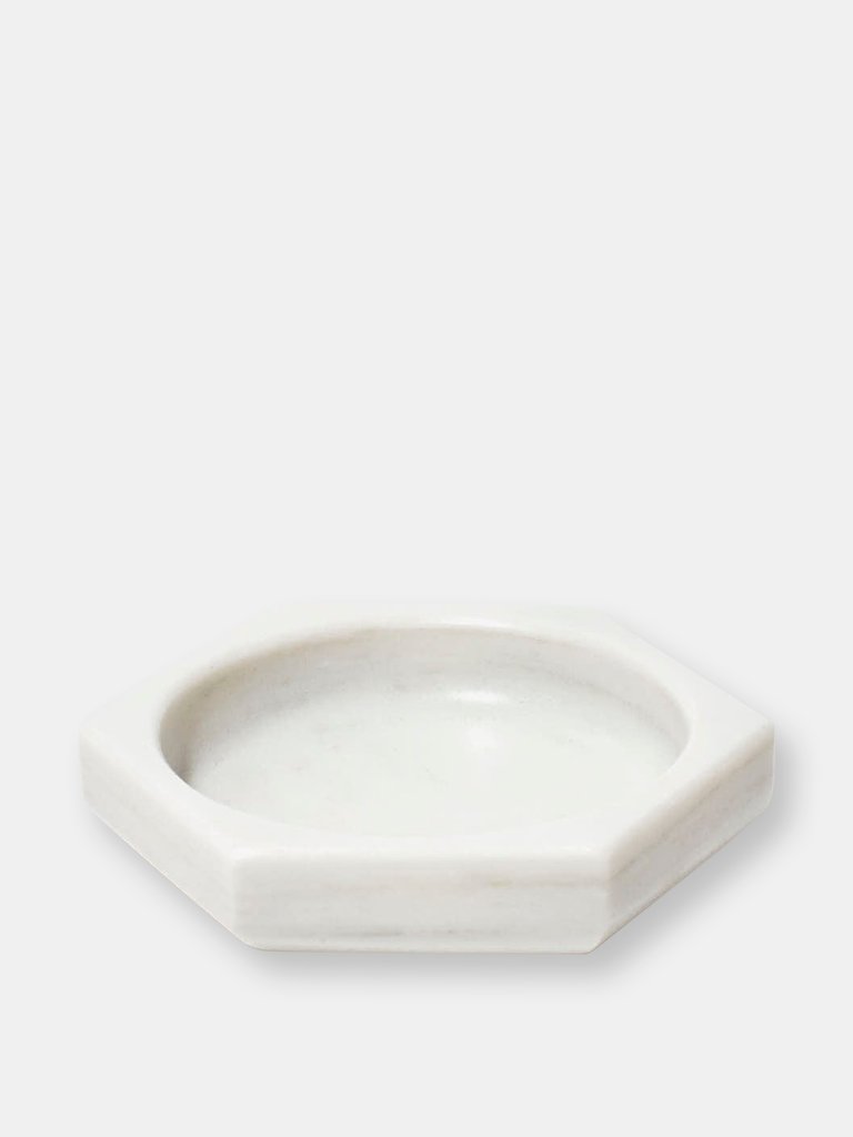 Marble Catchall - White