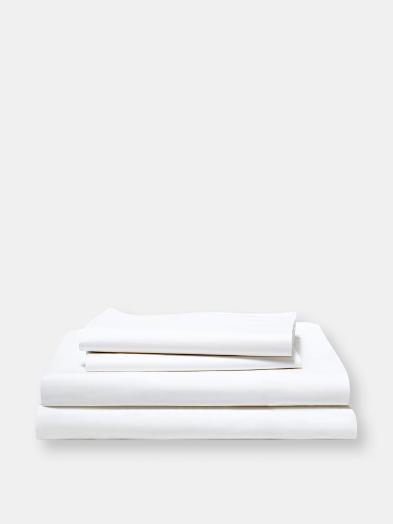 Sateen Sheet Set - Essential White