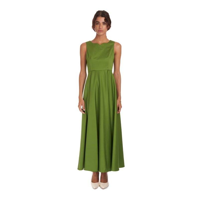 Sofia Tsereteli Timeless Glamour Gown In Green