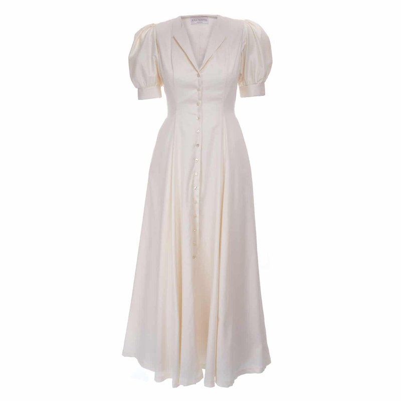 Sofia Tsereteli White Cotton Dress