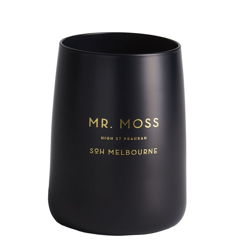 Soh Melbourne Mr. Moss Candle In Black