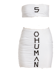 Veda White Skirt & Top SOHUMAN Set