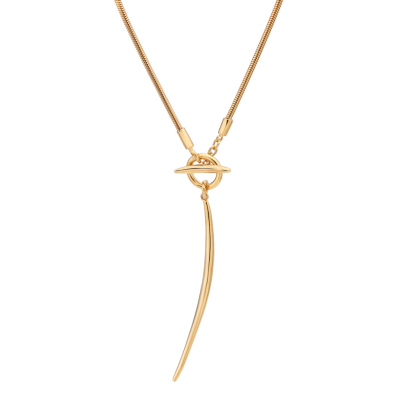 Soko Amali Lariat Necklace In Gold