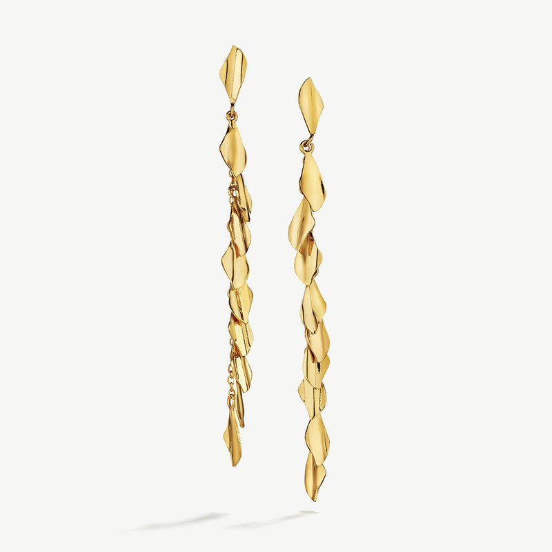 Soko Delicate Bidu Dangle Earrings In Gold