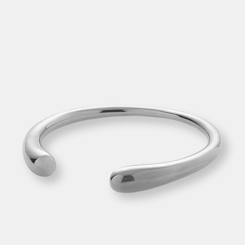Soko Delicate Dash Cuff Bracelet In Grey