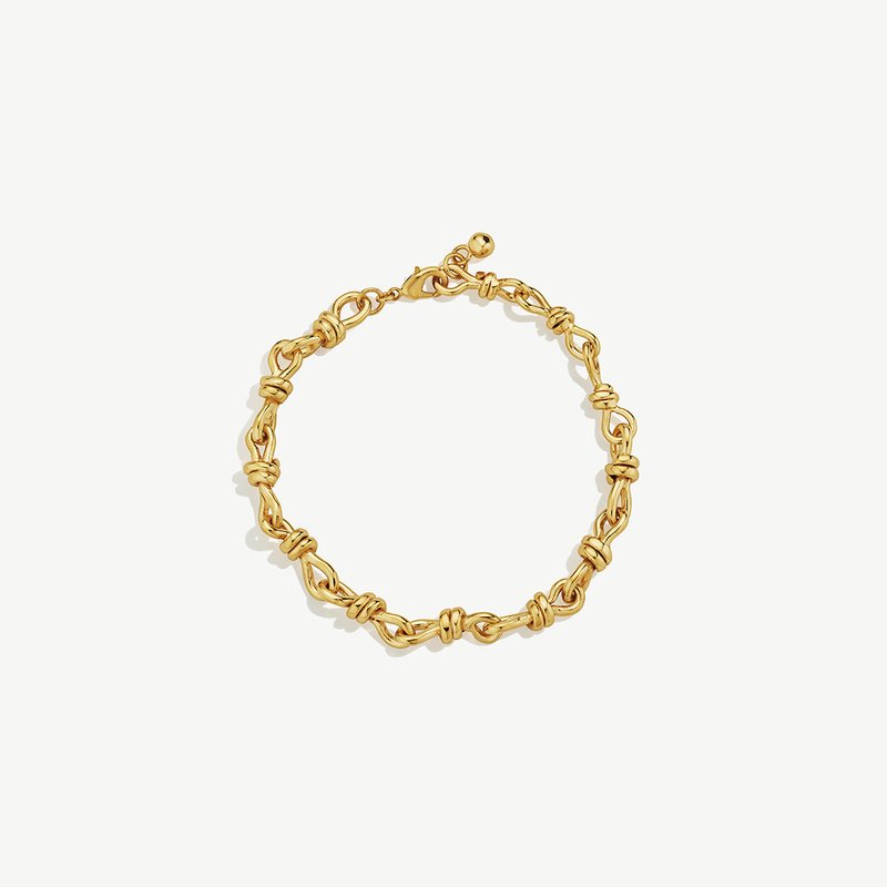 Soko Miji Link Bracelet In Gold