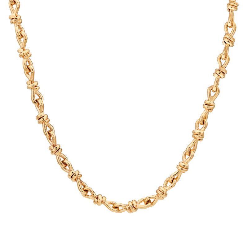 Soko Miji Link Necklace In Gold