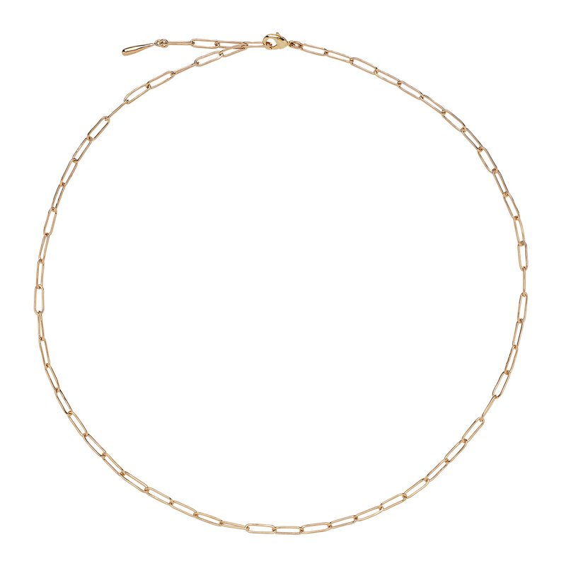Soko Mini Ellipse Link Necklace In Gold