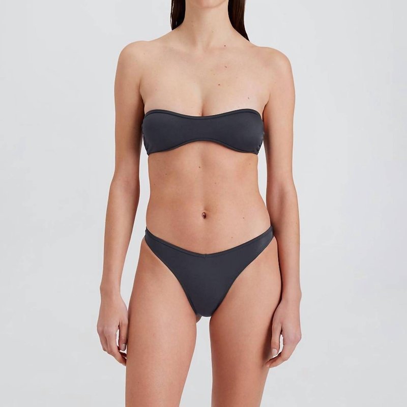 Shop Solid & Striped The Maeve Bikini Bottom In Black