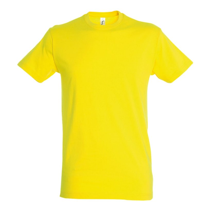 Sols Mens Regent Short Sleeve T-shirt In Yellow