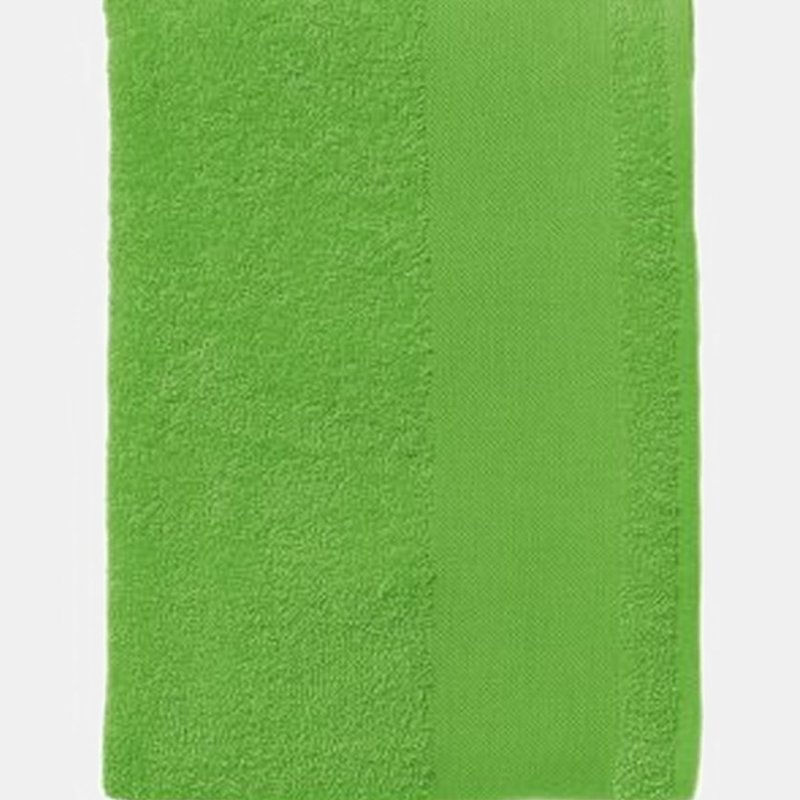 Shop Sols Island Bath Sheet / Towel (40 X 60 Inches) (lime) (one Size) In Green