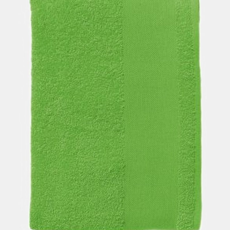 Sols Island Bath Towel (30 X 56 Inches) (lime) (one Size) In Green