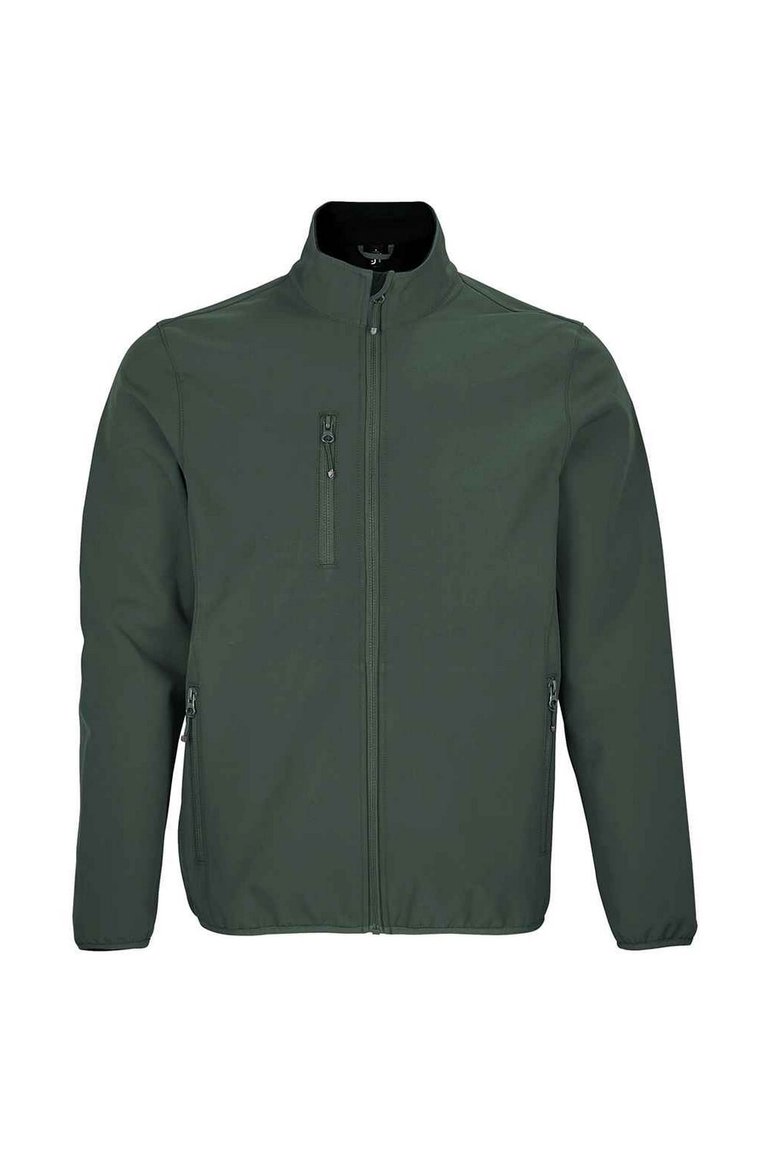 SOLS Mens Falcon Recycled Soft Shell Jacket (Forest Green) - Forest Green