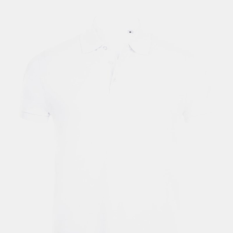 Sols Mens Phoenix Short Sleeve Pique Polo Shirt (white)
