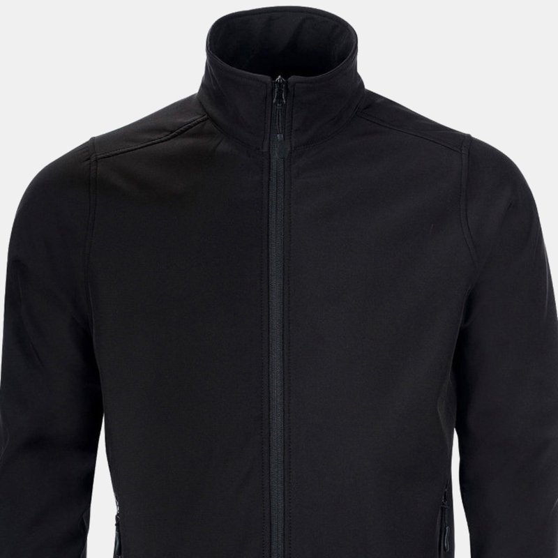Sols Mens Race Full Zip Water Repellent Softshell Jacket (black)