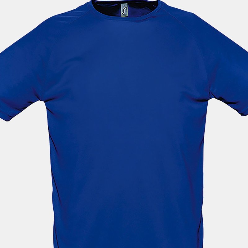 Sols Mens Sporty Short Sleeve Performance T-shirt (royal Blue)