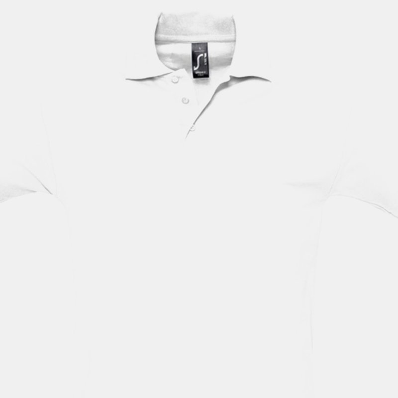 Sols Mens Spring Ii Short Sleeve Heavyweight Polo Shirt (white)