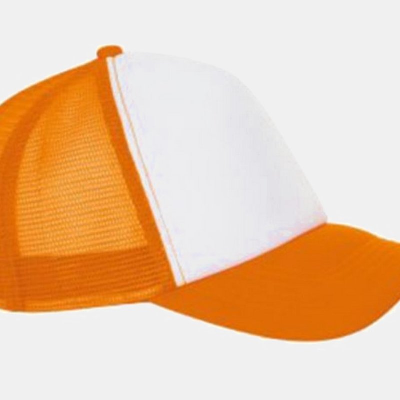 Sols Unisex Bubble Contrast Cap (white/neon Orange)
