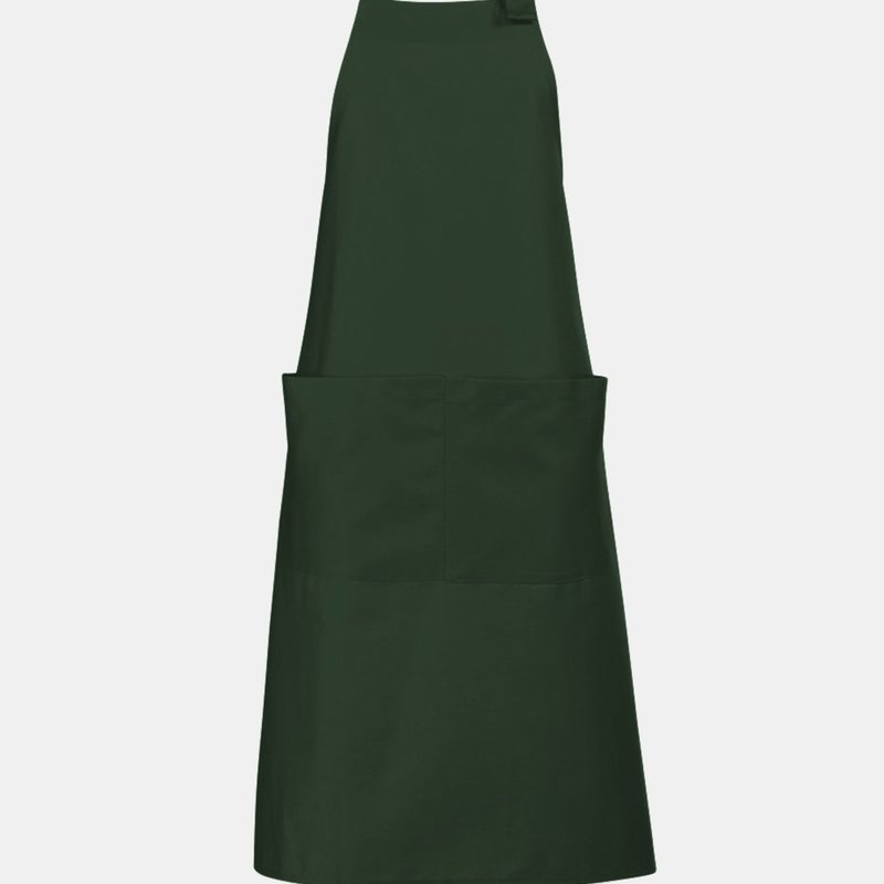 Sols Unisex Gala Long Bib Apron / Barwear (bottle Green) (one Size) (one Size) (one Size)
