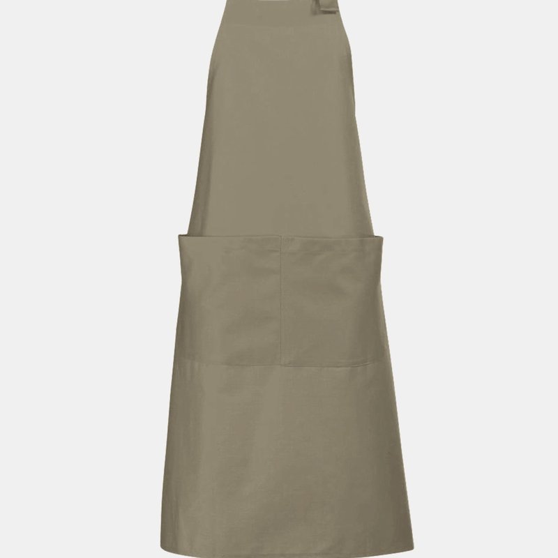 Sols Unisex Gala Long Bib Apron / Barwear (rope) (one Size) (one Size) (one Size) In Brown