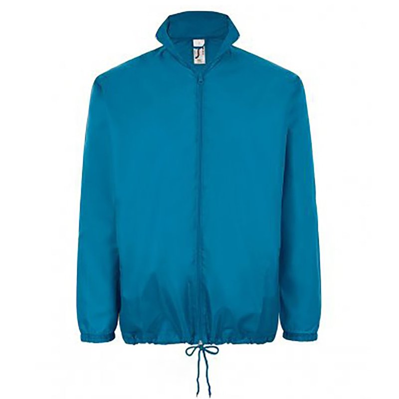 Sols Unisex Shift Showerproof Windbreaker Jacket (aqua) In Blue