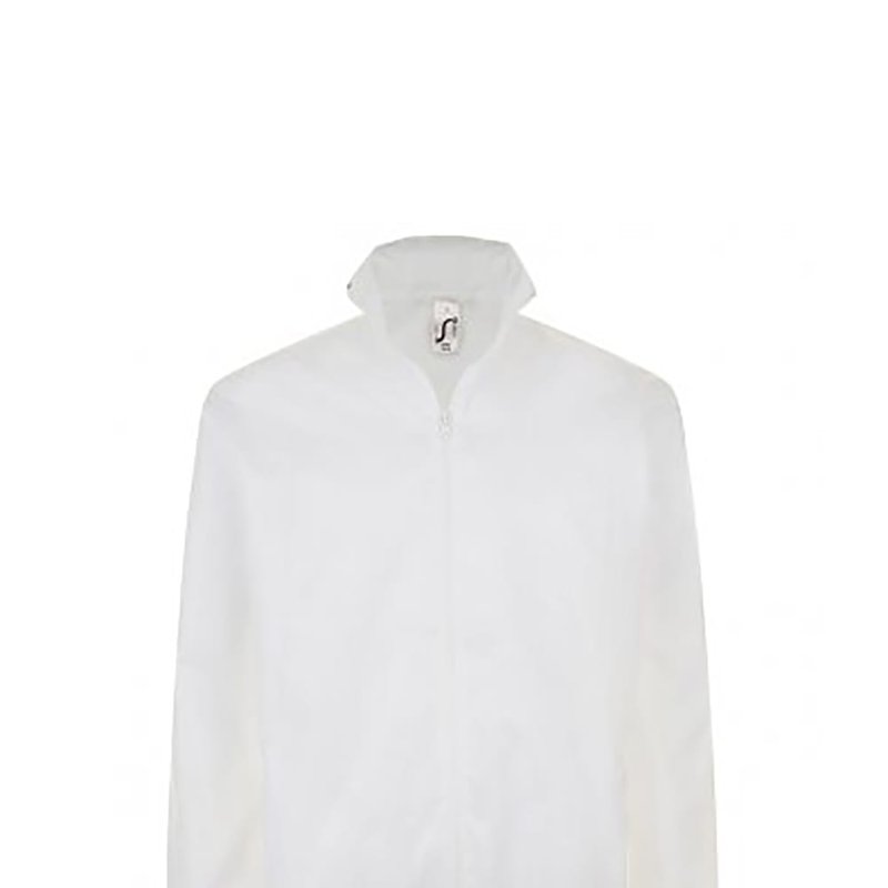 Sols Unisex Shift Showerproof Windbreaker Jacket (white)