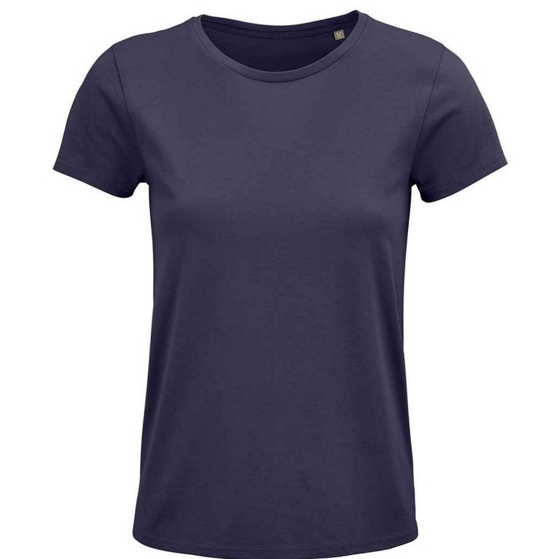 Sols Womens/ladies Crusader Organic T-shirt In Grey