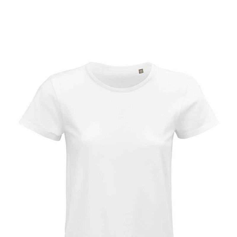 Sols Womens/ladies Crusader Organic T-shirt In White