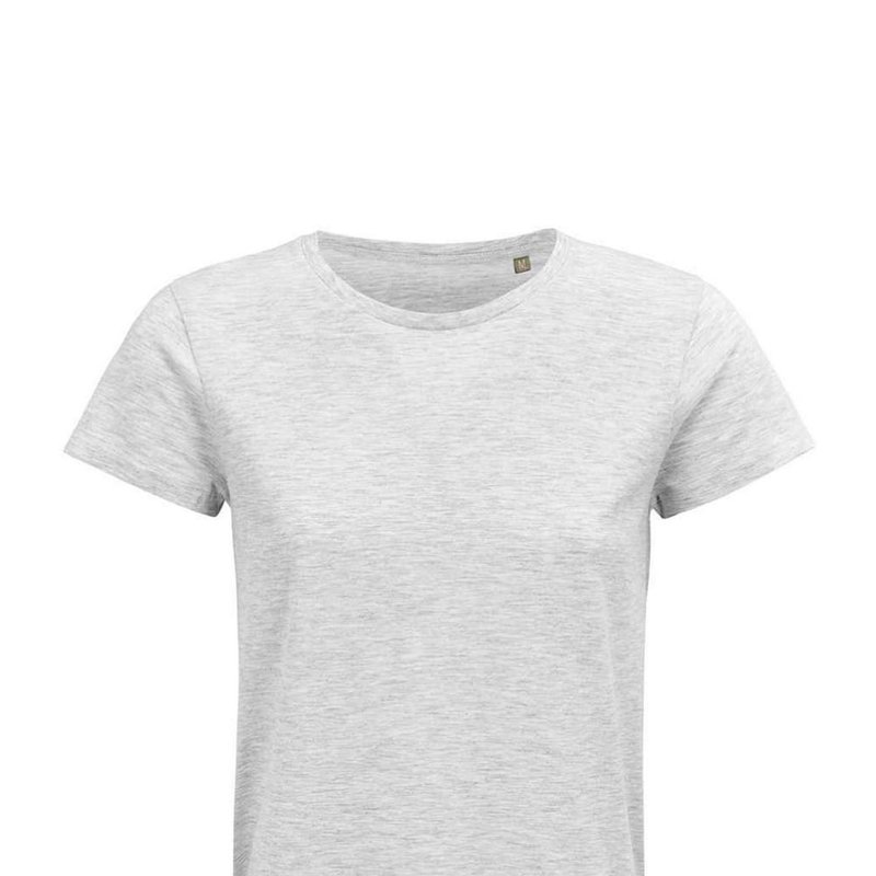 Sols Womens/ladies Crusader Organic T-shirt In Grey