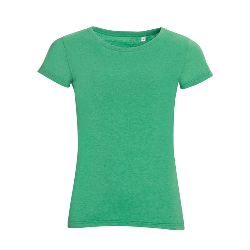 Sols Womens/ladies Mixed Short Sleeve T-shirt (heather Green)