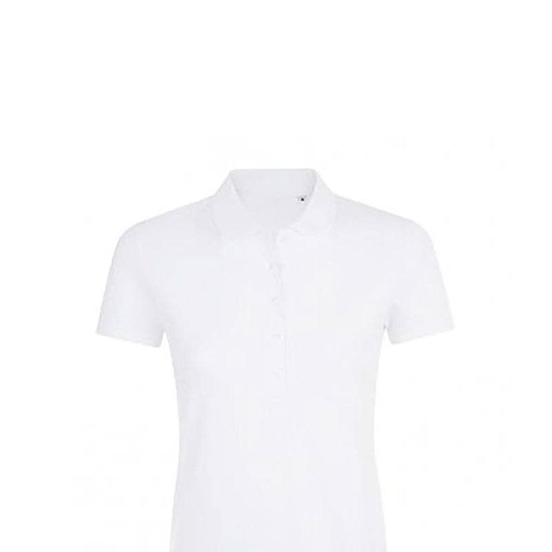 Sols Womens/ladies Phoenix Short Sleeve Pique Polo Shirt (white)