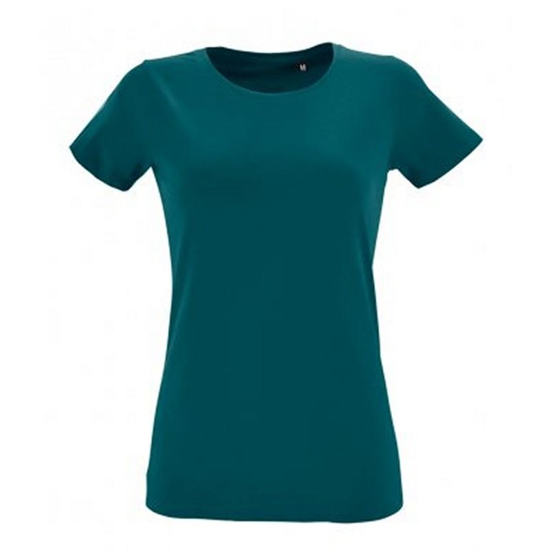 Sols Womens/ladies Regent Fit Short Sleeve T-shirt (duck Blue)