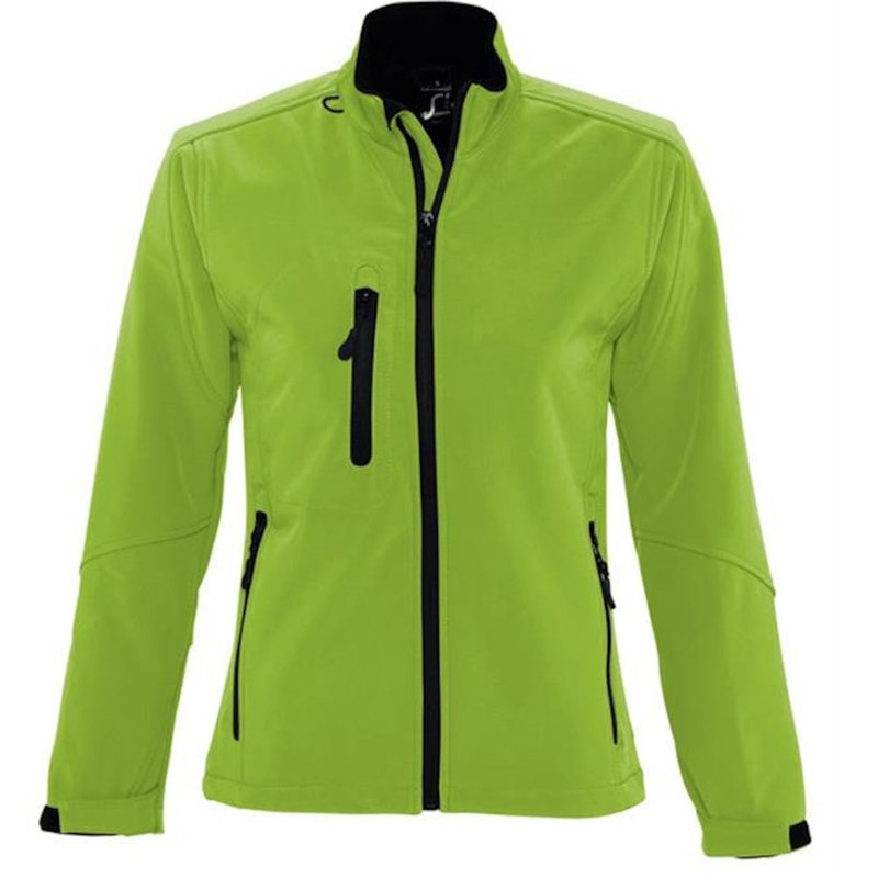Sols Womens/ladies Roxy Soft Shell Jacket (breathable, Windproof And Water Resistant) (absinth Green