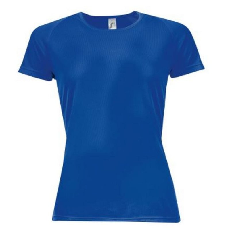 Sols Womens/ladies Sporty Short Sleeve T-shirt (royal Blue)