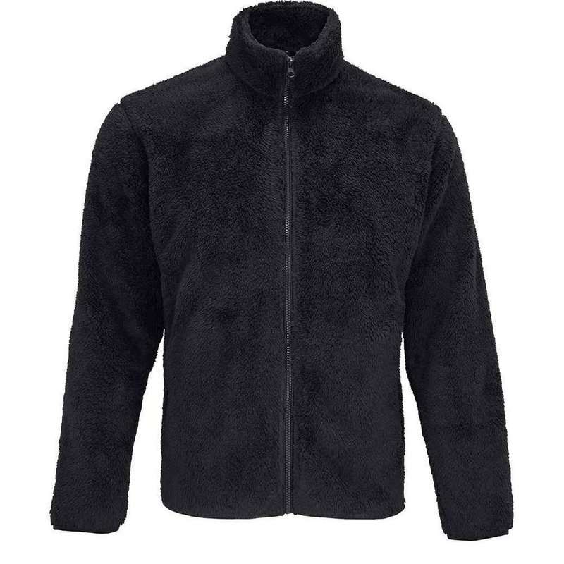 Sols Unisex Adult Finch Fluffy Jacket In Grey
