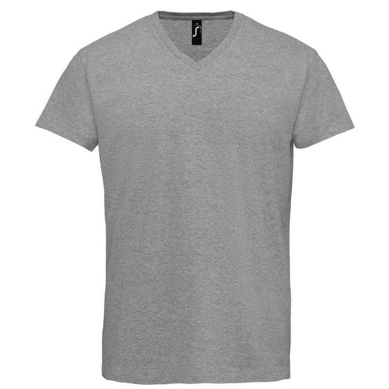 Sols Unisex Adult Imperial V Neck T-shirt In Grey