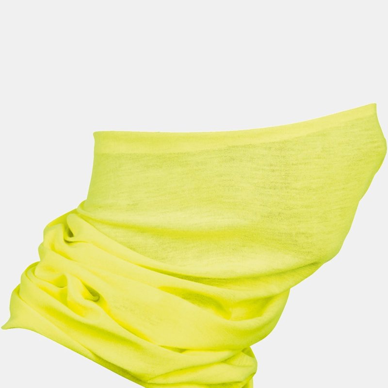Sols Unisex Adults Bolt Neck Warmer In Yellow