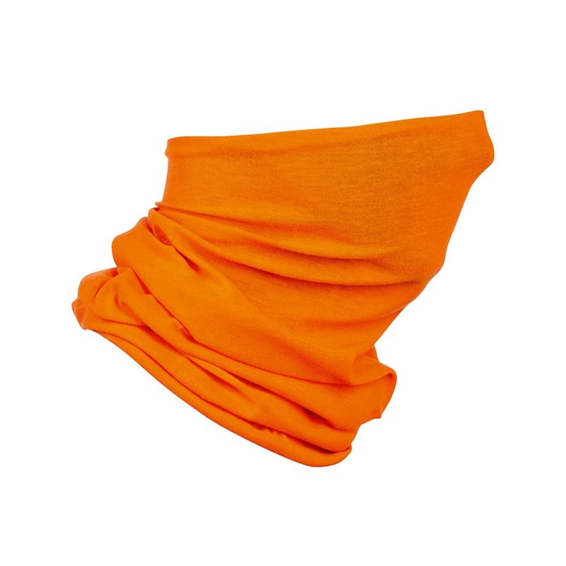 Sols Unisex Adults Bolt Neck Warmer In Orange