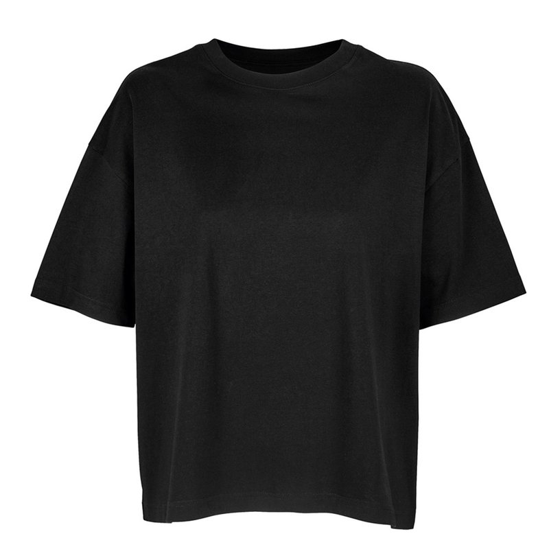 Sols Womens/ladies Boxy Organic Oversized T-shirt In Black