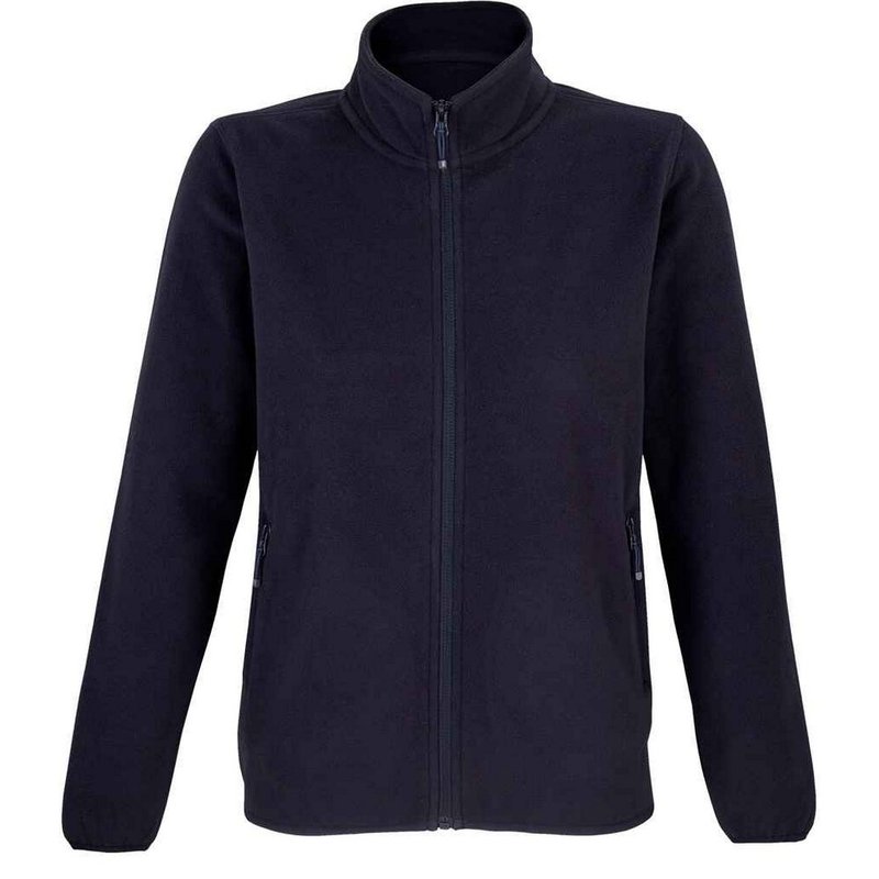 Sols Womens/ladies Factor Microfleece Recycled Fleece Jacket In Blue