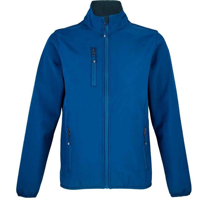 Sols Womens/ladies Falcon Softshell Recycled Soft Shell Jacket In Blue