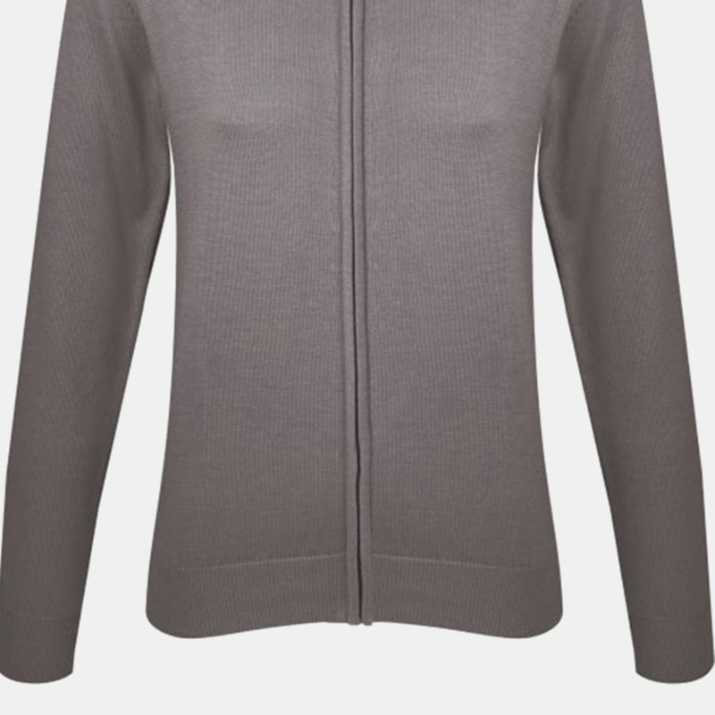 Shop Sols Womens/ladies Gordon Full Zip Cardigan In Grey