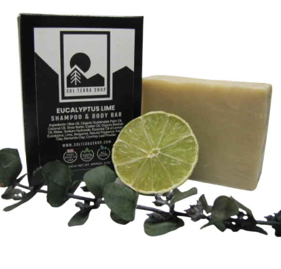 Sol Terra Shop Shampoo & Body Bar Eucalyptus Lime